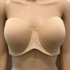 Calvin Klein Strapless Beige Bra